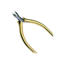 3311 Кусачки для ногтей 15 мм золотые ручки пружина внутренняя Mertz