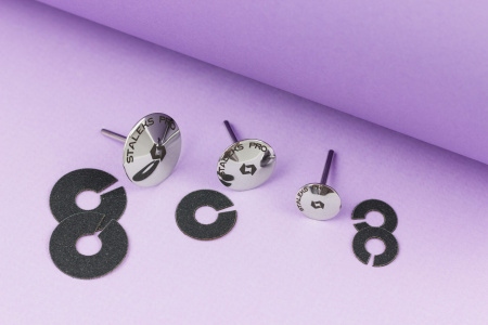 PDFR-15-80 Сменные файлы-кольцо для педикюрного диска PODODISC STALEKS PRO S 80 грит (50 шт)