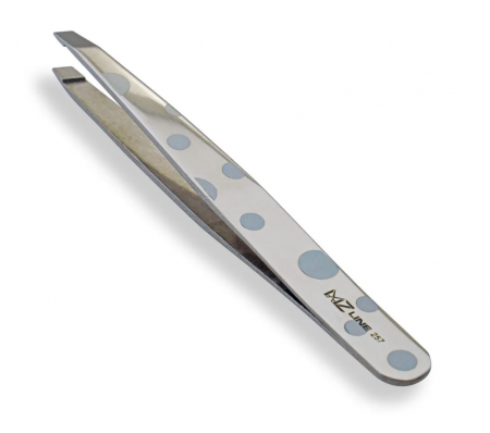 257 Пинцет диагональный с декором Mertz